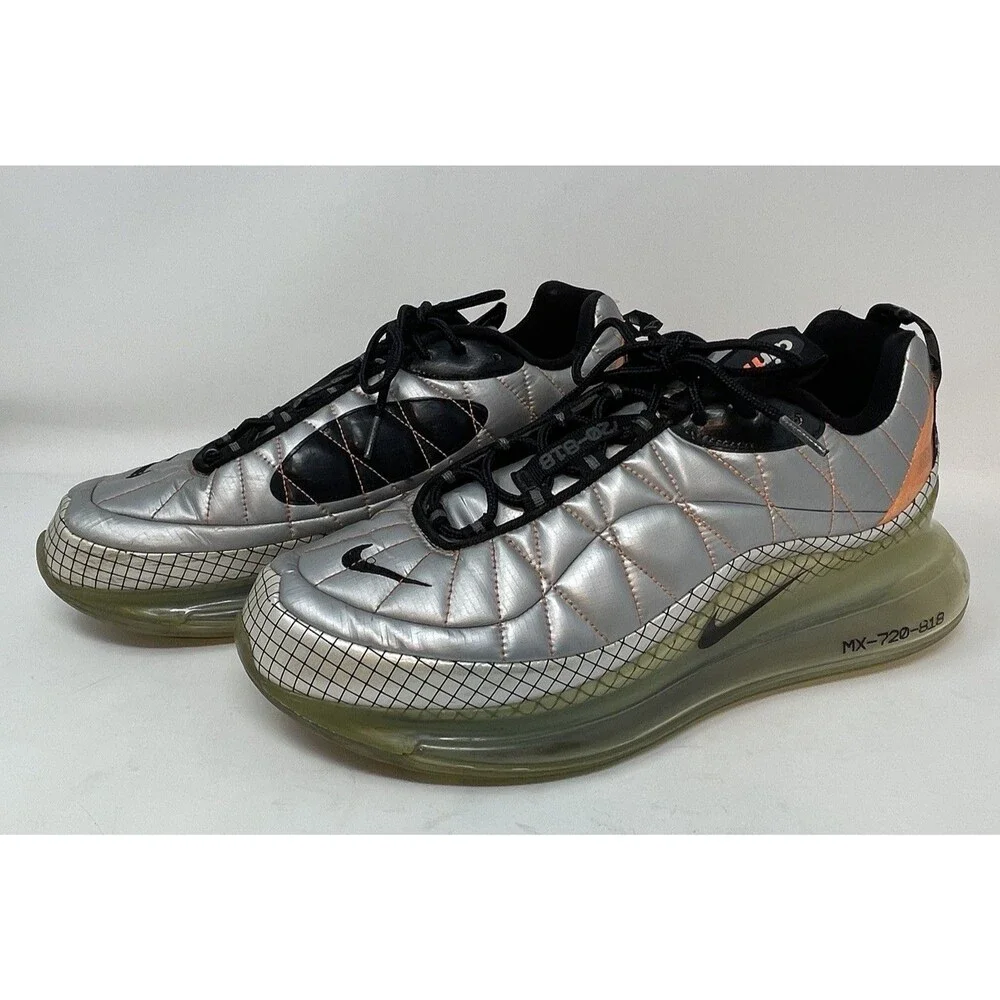Nike Air MX 720-818 'Metallic Silver' BV5841-001 Men's Size 12.5